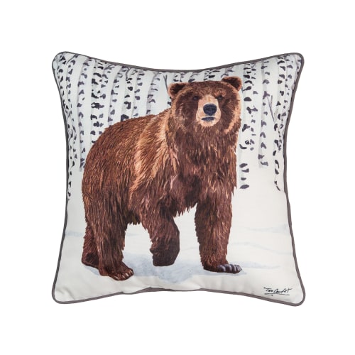 C&F Home Winter Bear Decorative Pillow