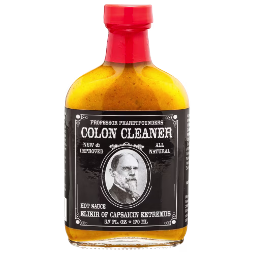 Professor Phardtpounders Colon Cleaner Hot Sauce