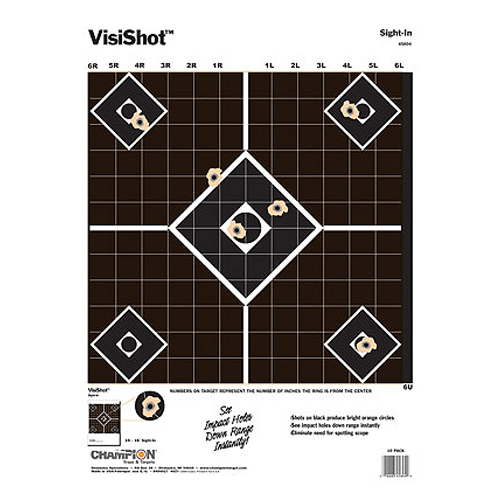 Champion VisiColor Sight-In Shooting Targets