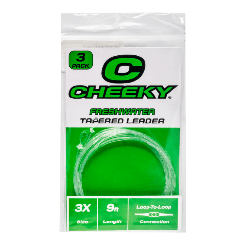 Cheeky Freshwater Tapered Leader 3-Pack
