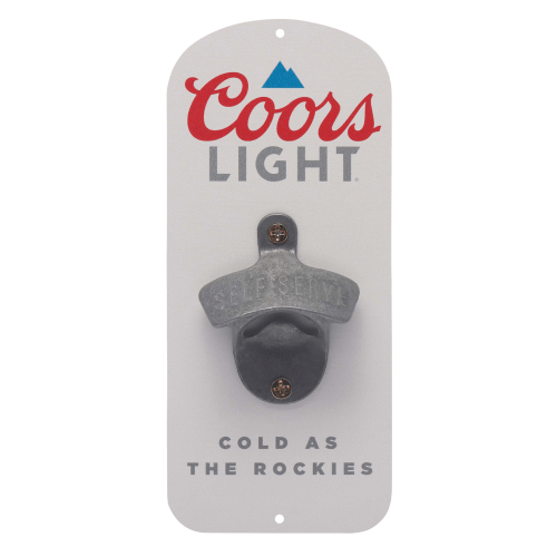 Open Road Brands Coors Light Wall Bottle Opener