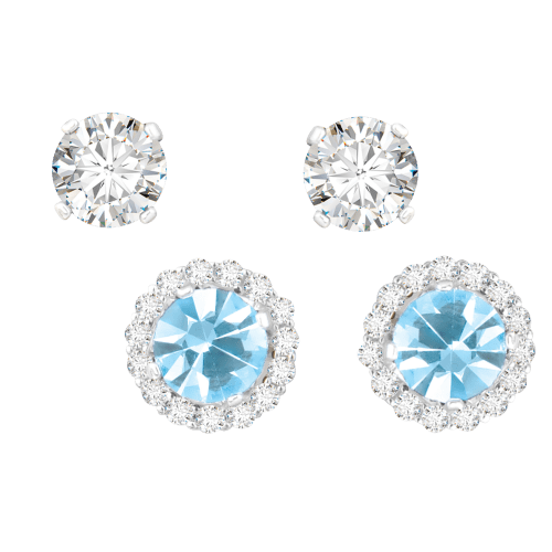 Amanda Blu March Birthstone Earrings