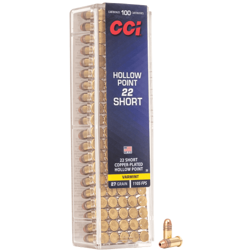 CCI Hollow Point .22 Short 27 Grain Rimfire Ammo