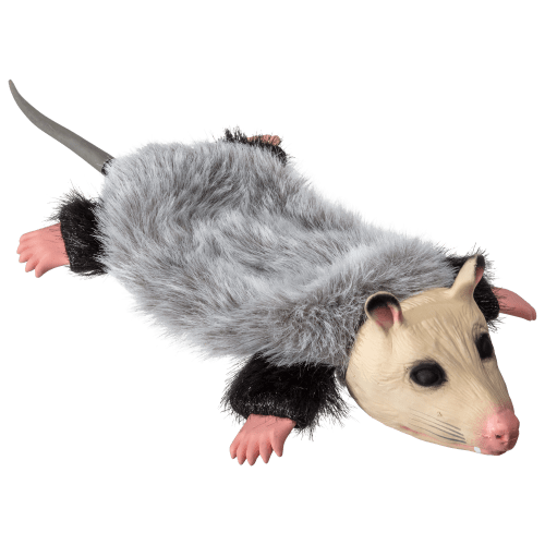 Hyper Pet Real Skinz Opossum Dog Toy