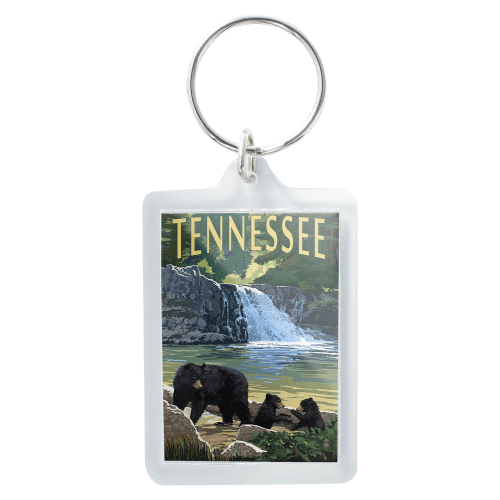 Lantern Press Tennessee Bear Falls Acrylic Keychain