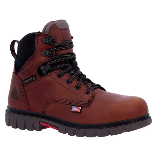 Rocky Worksmart Waterproof Composite Toe Work Boots for Men