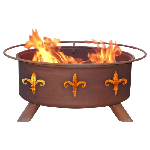 Patina Products Fleur-De-Lis Fire Pit