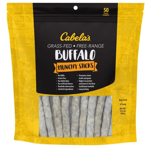 Cabela's Buffalo Munchy Sticks Dog Treats