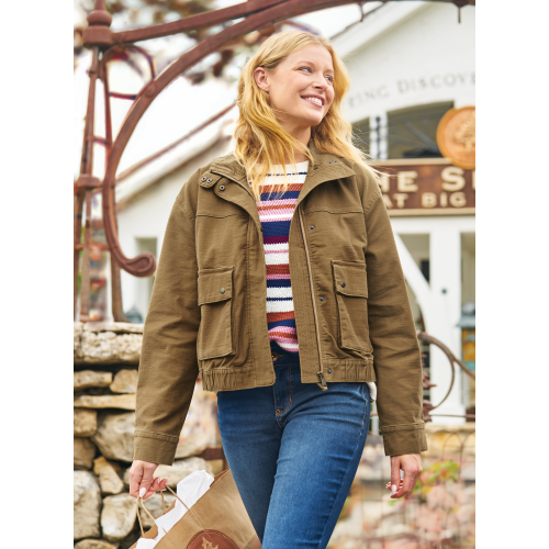 Natural Reflections Pullover Stripe Sweater for Ladies