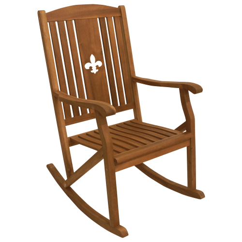 Leigh Country Sequoia Fleur de Lis Rocker