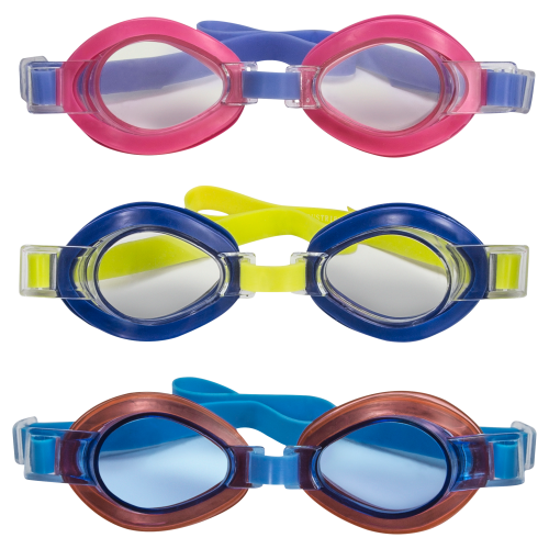 Aqua-Leisure SplashTime Swim Goggles 3-Pack