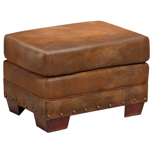 American Furniture Classics Lodge Buckskin Collection Ottoman
