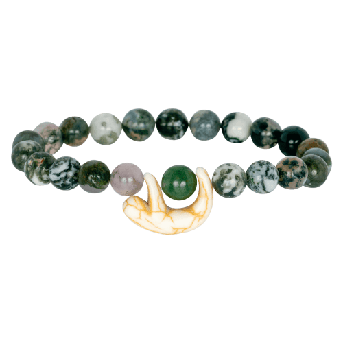 fahlo Wander Track-A-Sloth Rainforest Green Bracelet