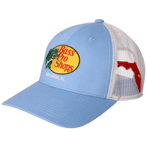 Bass Pro Shops Woodcut Logo Orlando, FL Snapback Cap