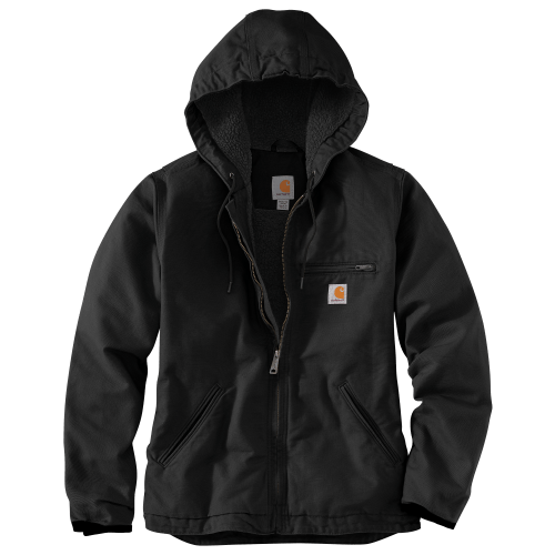 Carhartt Loose-Fit Washed Duck Sherpa-Lined Jacket for Ladies