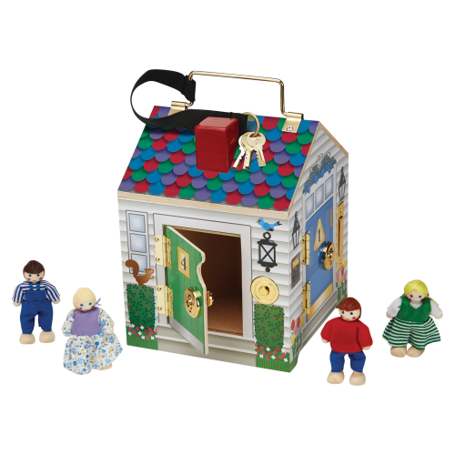 Melissa and Doug Wooden Doorbell House