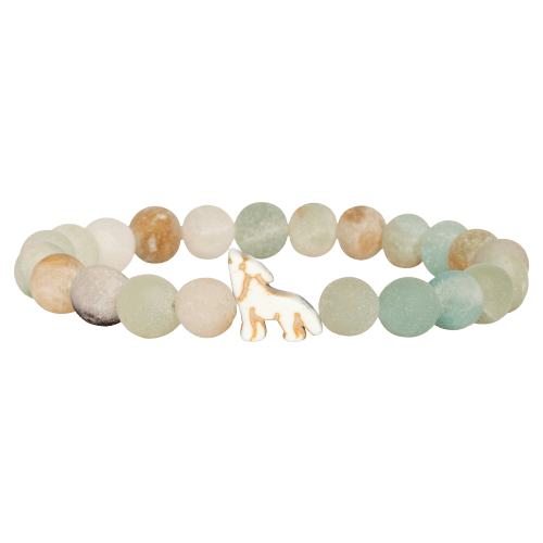 fahlo Scout Track-A-Wolf Sky Stone Bracelet