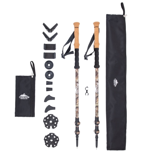 Cascade Mountain Tech Carbon Fiber Monopod Set