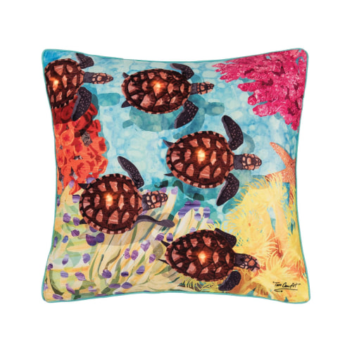 C&F Home Baby Turtle LED Decorative Pillow