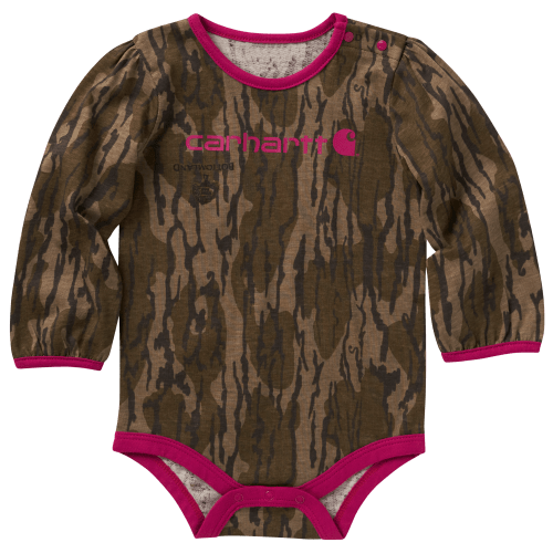 Carhartt Camo Long-Sleeve Bodysuit for Baby Girls