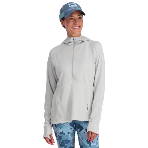 Simms Bugstopper Quarter-Zip Long-Sleeve Hoodie for Ladies