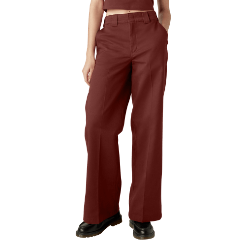 Dickies Regular-Fit Wide-Leg Work Pants for Ladies