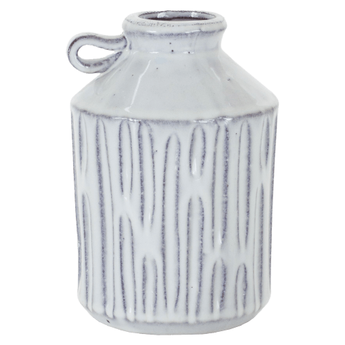 Melrose International Terra Cotta 7" Vase with Handle