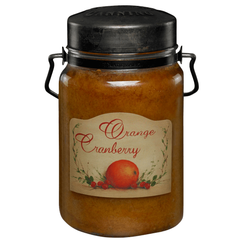 McCall's Orange Cranberry Classic Jar Candle