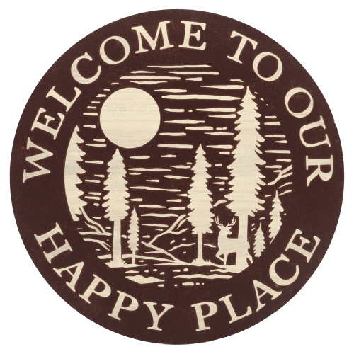 Open Road Brands Welcome to Our Happy Place Sign