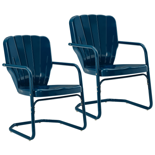 Crosley Ridgeland Outdoor Metal Armchair 2-Piece Set