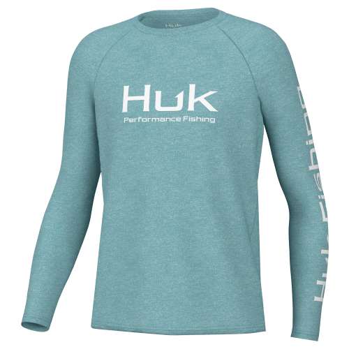 Huk Pursuit Heather Long-Sleeve Shirt for Kids
