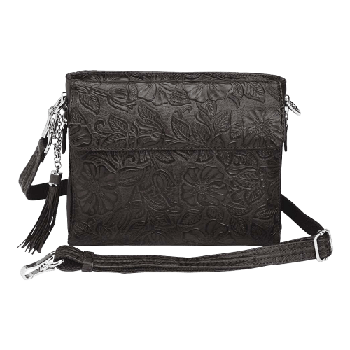 Gun Tote'n Mamas Tooled American Cowhide Concealed Carry Handbag