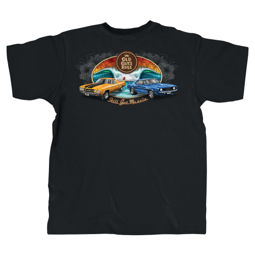 Old Guys Rule Muscle Cars Short-Sleeve T-Shirt for Men