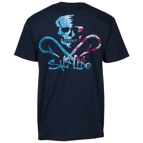 Salt Life Ameriskull Pocket Short-Sleeve T-Shirt for Men