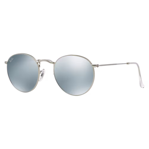 Ray-Ban Round Metal RB3447 Mirror Glass Sunglasses
