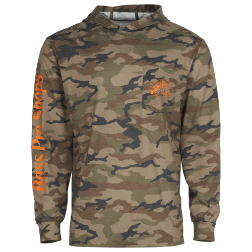 Bass Pro Shops Lightweight Long-Sleeve Hooded Tee for Men
