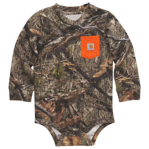 Carhartt Camo Long-Sleeve Pocket Bodysuit for Babies