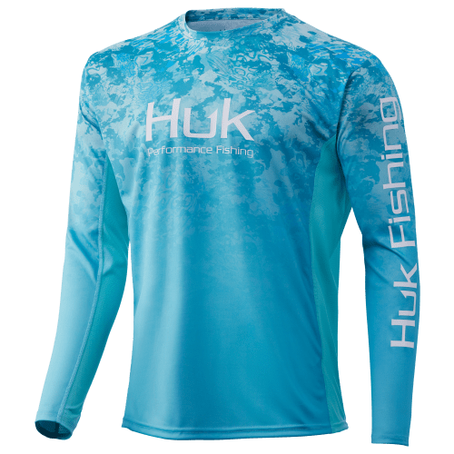 Huk Icon X Tide Change Fade Long-Sleeve Shirt for Men