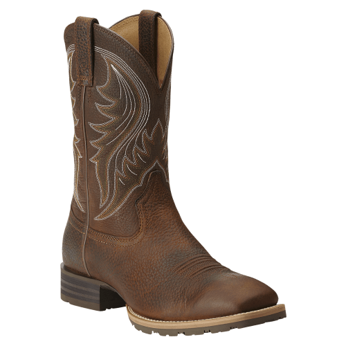 Ariat Hybrid Rancher Wide Square Toe Western Boots for Men