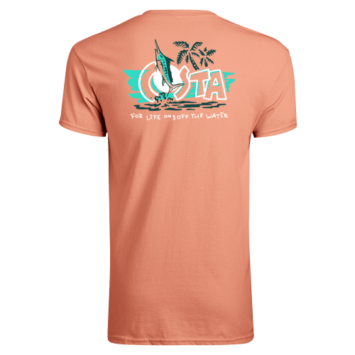 Costa Tech Gnarly Marlin Short-Sleeve T-Shirt for Men
