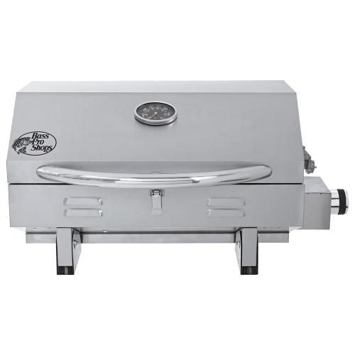Bass Pro Shops Stainless Steel Rail-Mount Propane Grill