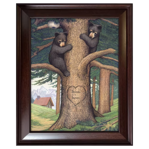 Scott Kennedy Honey Bears Personalized Framed Art