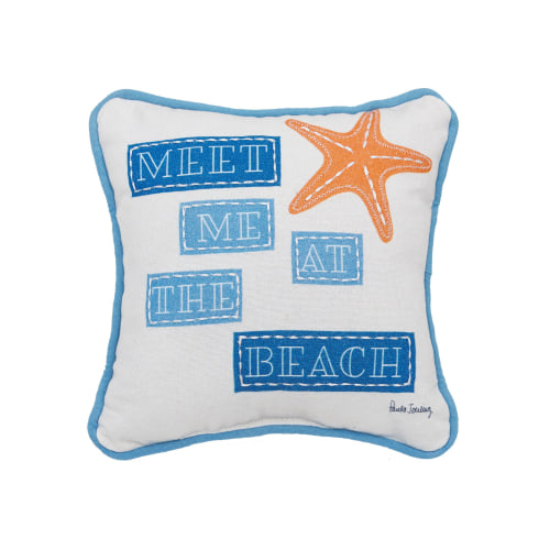 C&F Home Starfish At The Beach Throw Pillow