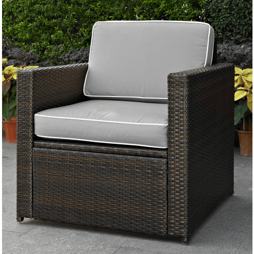 Crosley Palm Harbor Outdoor Wicker Armchair