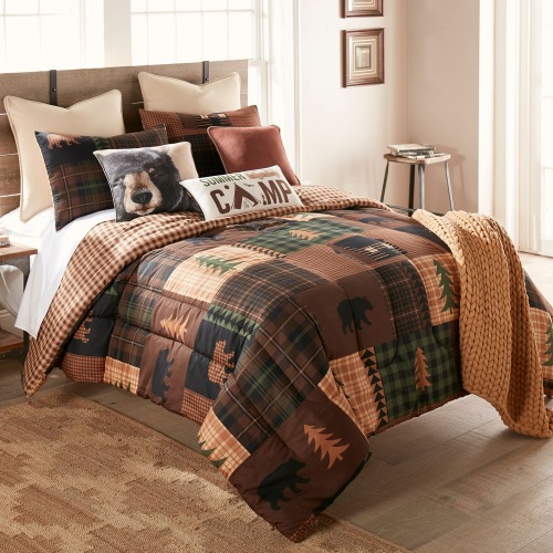 Donna Sharp Brown Bear Cabin Comforter Set
