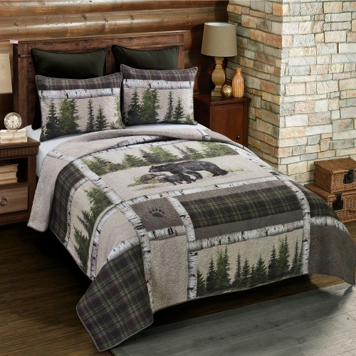 Donna Sharp Bear Panels Bedding Collection Quilt Set