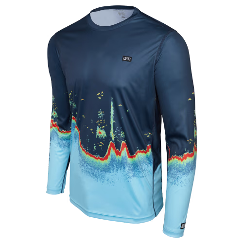 Pelagic VaporTek Sonar Long-Sleeve Fishing Shirt for Men