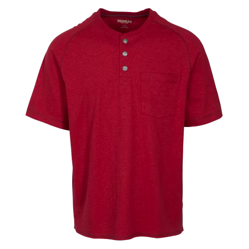 RedHead Pro Series Short-Sleeve Pocket Henley for Men