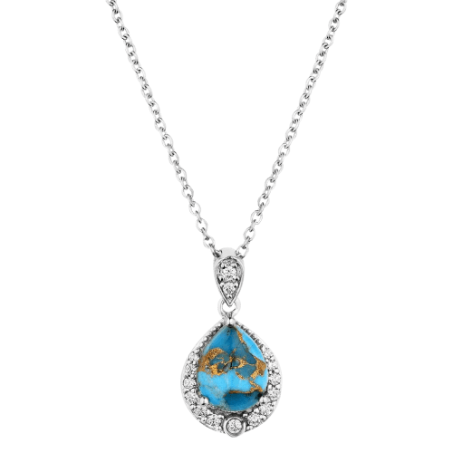 Montana Silversmiths Blue Rivers Turquoise Necklace