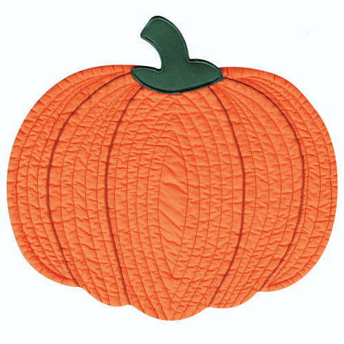 C&F Home Thanksgiving Pumpkin Place Mat 6-Pack